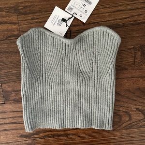 NWT Zara knit tube top